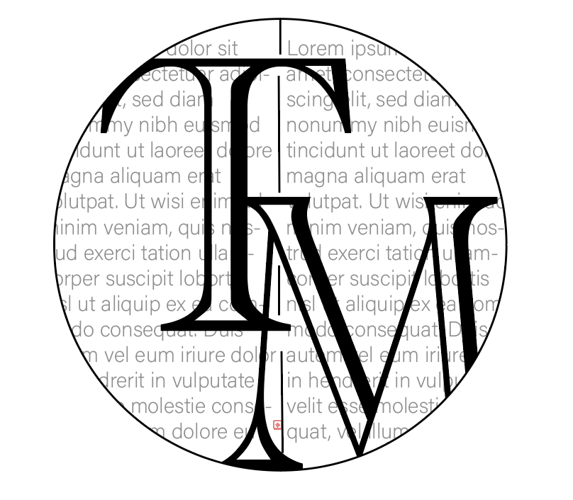 My logo which I designed via inDesign.